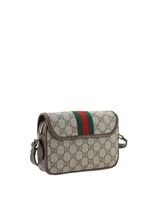 Gucci Gray Ophidia Mini Shoulder Bag