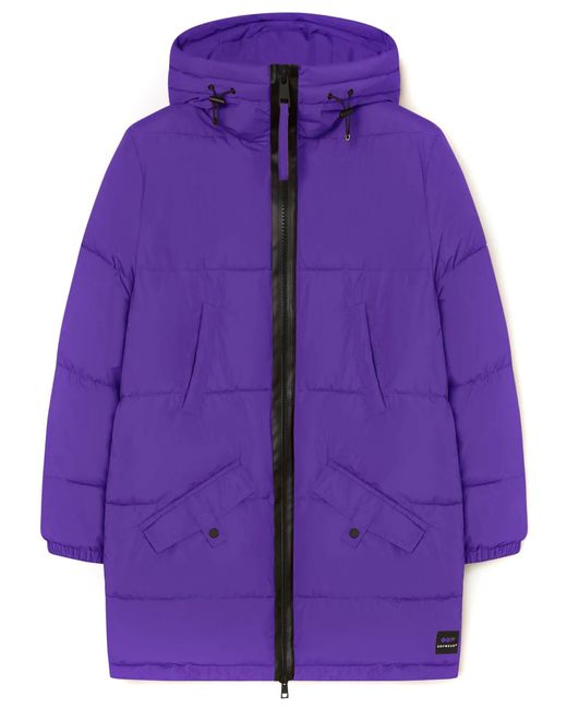 OOF WEAR Purple Fabric Long Jacket | Lyst UK