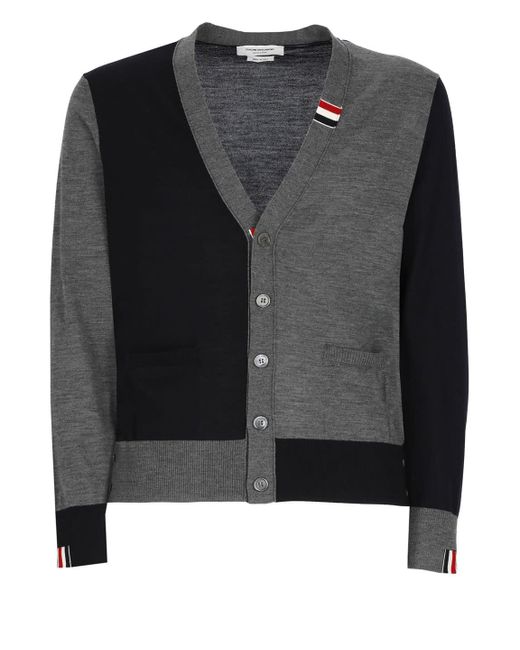 Thom Browne Black Sweaters Blue for men