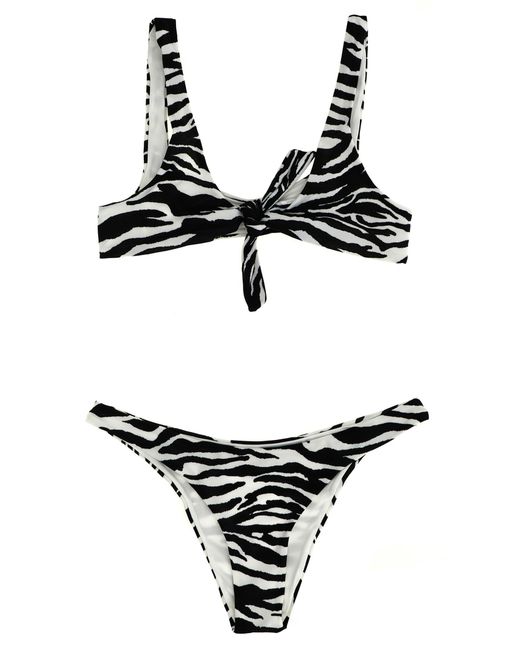 The Attico Black 'Estate Meravigliosa' Bikini
