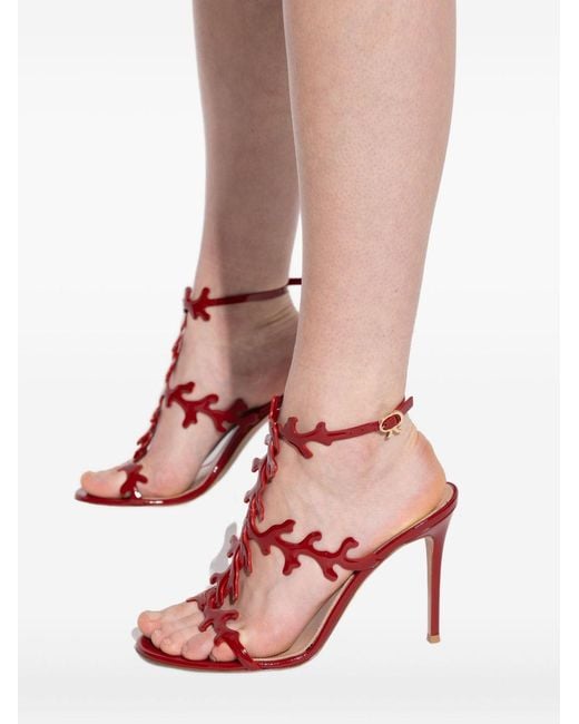 Gianvito Rossi Pink Sandals Outer: Nappa Leather