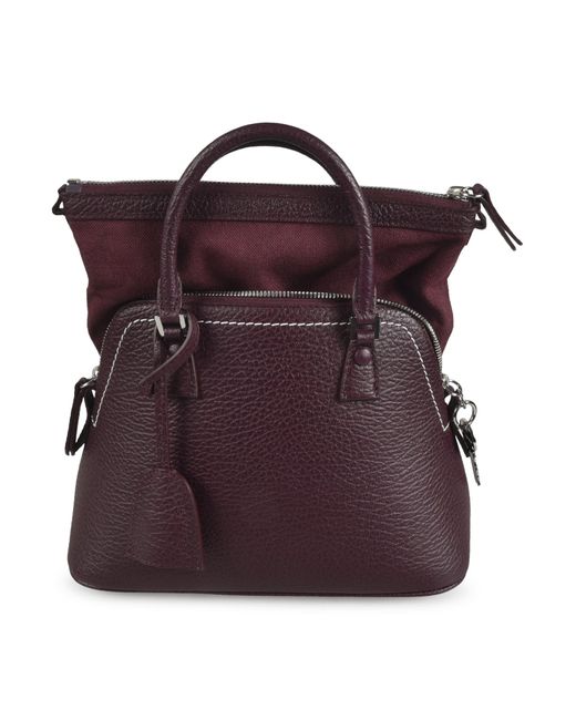 Maison Margiela Purple 5Ac Handbag