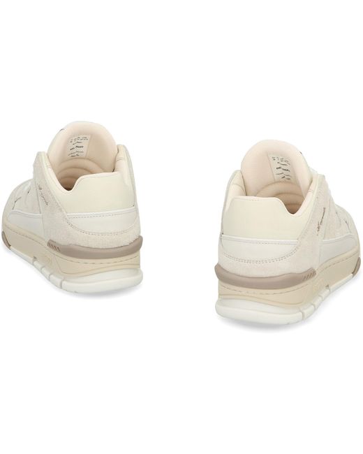 Axel Arigato White Sneakers Area Lo Fluffy Leather Trainers