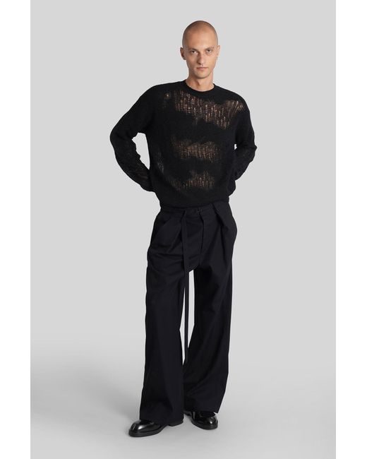 Ann Demeulemeester Black Norulf Pants for men