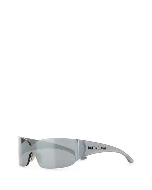 サングラス BALENCIAGA Grey nylon Mono Square sunglasses Balenciaga Nylon Mono Square Sunglasses in Gray | Lyst