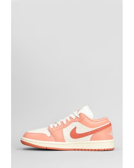 Nike Pink Air Jordan 1 Low Sneakers
