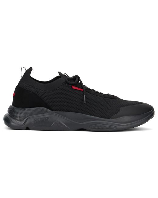 Boss Black Low-Top Sneakers Leon Polyester Trainers for men
