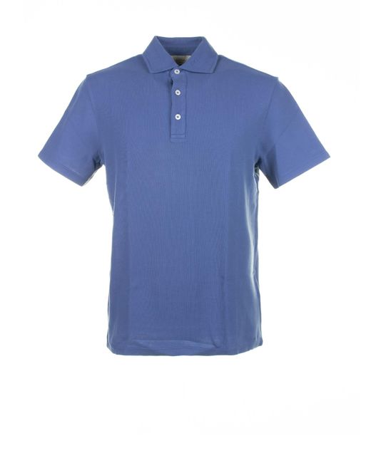 Altea Blue Light Short-Sleeved Polo Shirt for men