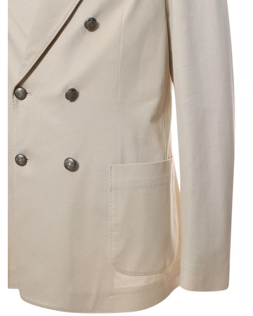 Circolo 1901 White Circolo Double-Breasted Jacket for men