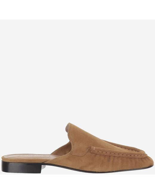 ARMARIUM Brown Suede Mules Leather