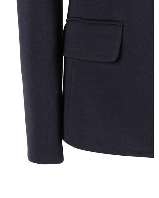 Weekend by Maxmara Blue Jersey Jacket