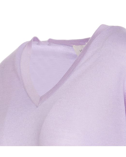 Lisa Yang Purple Jane Sweater