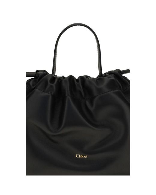 Chloé Black Lamb Ovis Aries Aries Shoulder Bag