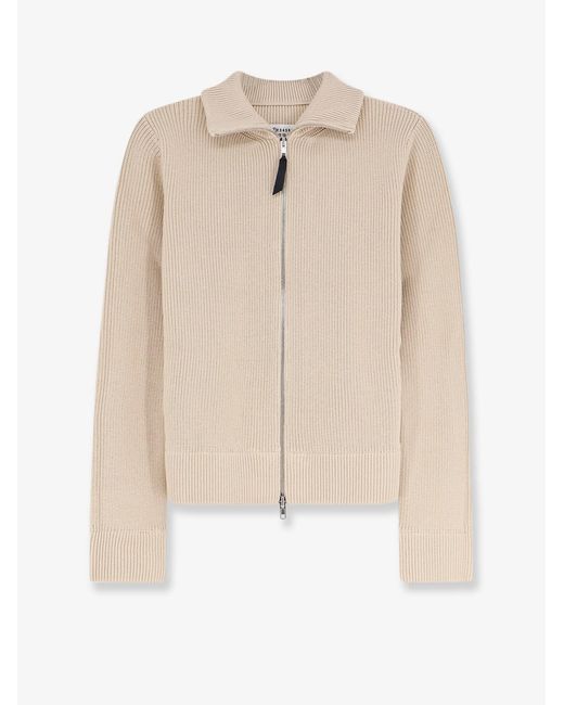 Maison Margiela Natural Wool Blend Cardigan