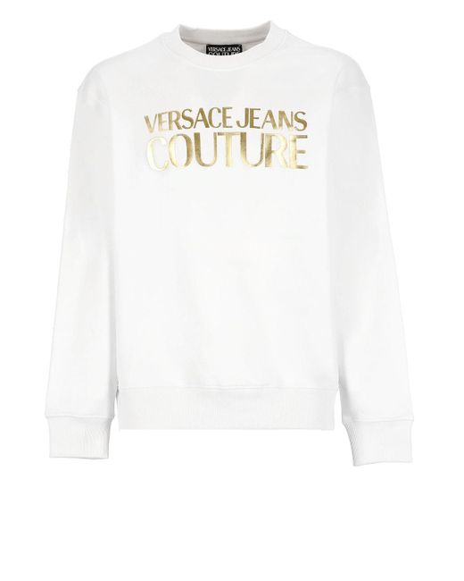 Versace White Sweatshirt With Logo for men