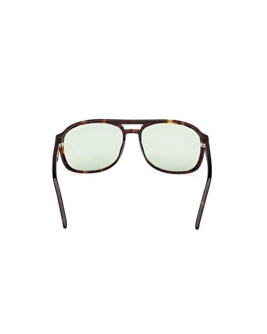 Tom Ford Black Sunglasses-Havana Acetate Eyewear for men