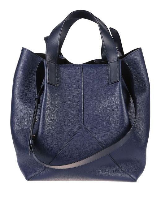 Victoria Beckham Blue Medium Jumbo Shopping Bag