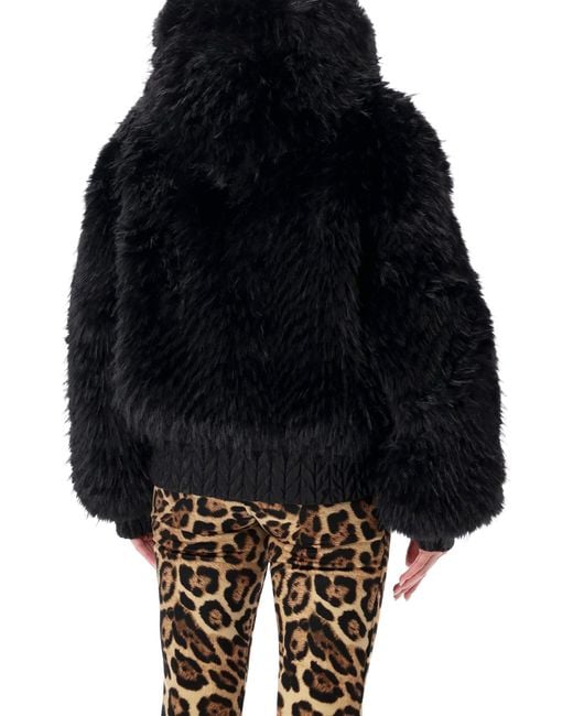 Goldbergh Black Indira Reversible Faux Fur Ski Jacket