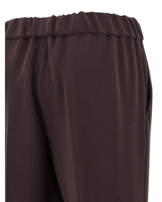 Alberto Biani Brown Cady Pants