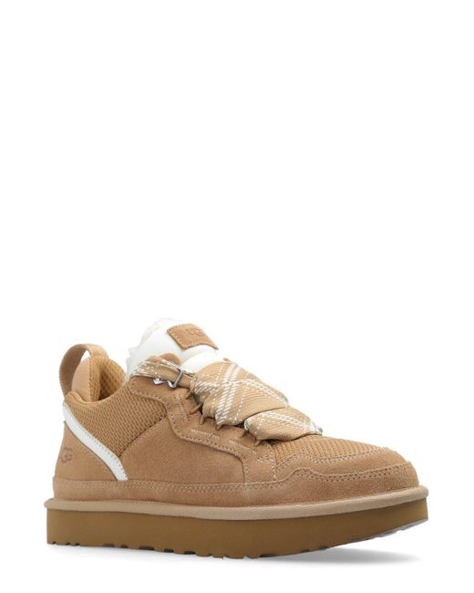 Ugg Brown Lowmel Lace-Up Sneakers