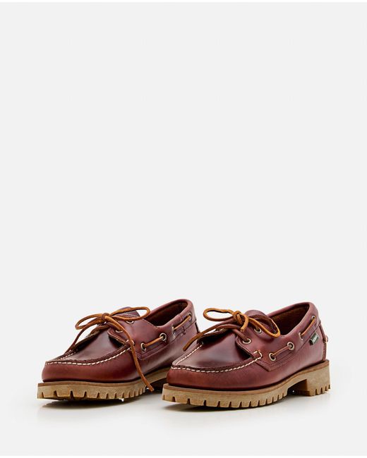 Sebago Brown Ranger Waxy Boat Shoes