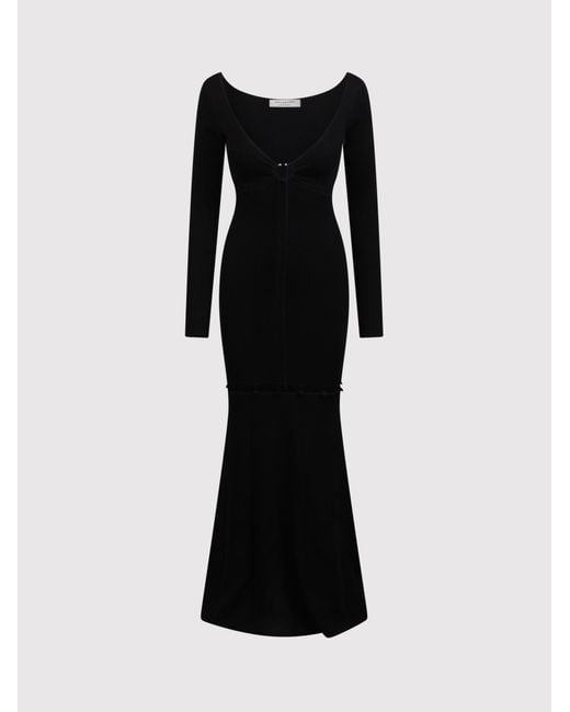 Nanushka Black Cut-Out Convertible Dress