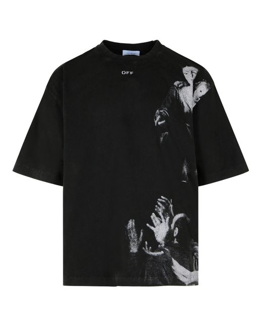 Off-White c/o Virgil Abloh Off- 'Mary Skate' Cotton T-Shirt in