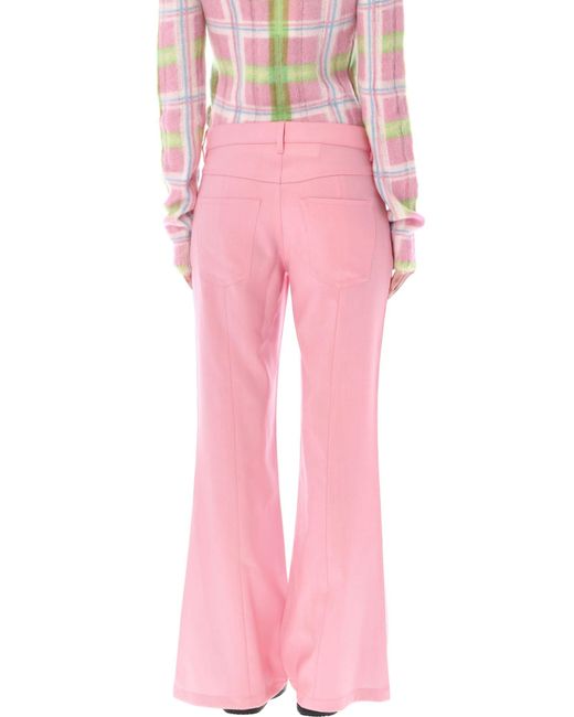 Marni Pink Cool Wool Trousers