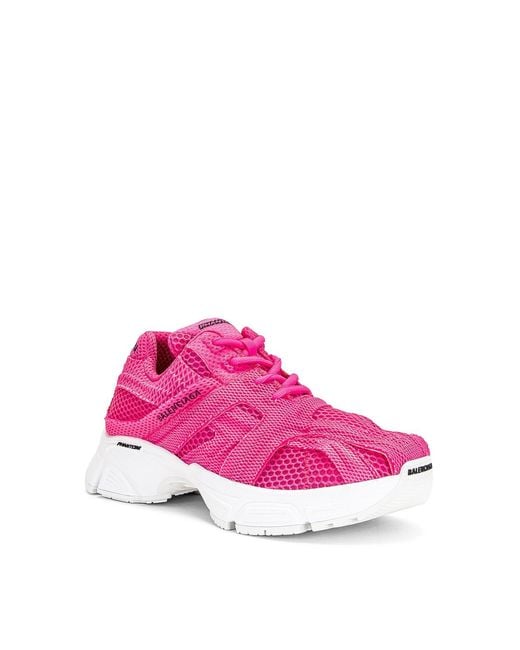 Balenciaga Pink Phantom Logo Sneakers Shoes