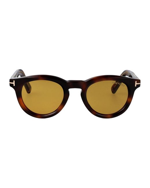 Tom Ford Natural Avana Bionda Marrone Acetate Sunglasses for men