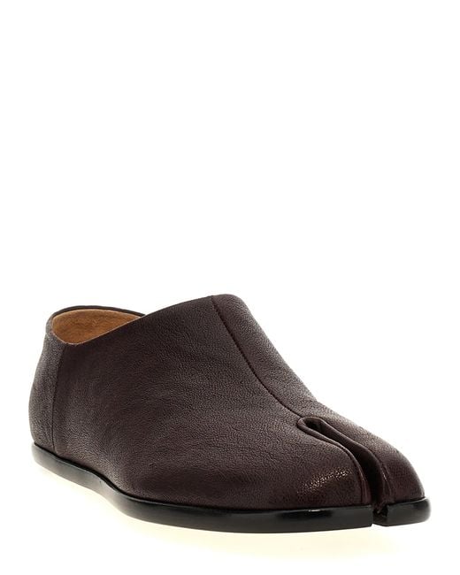 Maison Margiela Brown Tabi Flat Shoes for men