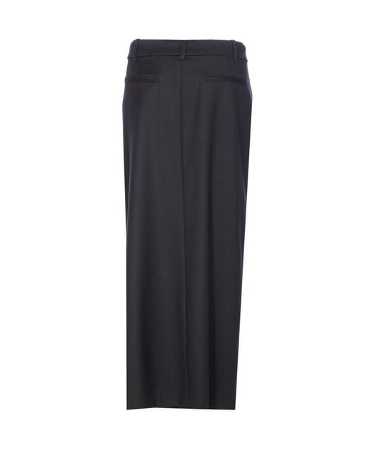 Pinko Blue Skirts Wool