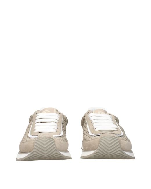 Dolce & Gabbana Natural Fabric Low Top Sneakers for men
