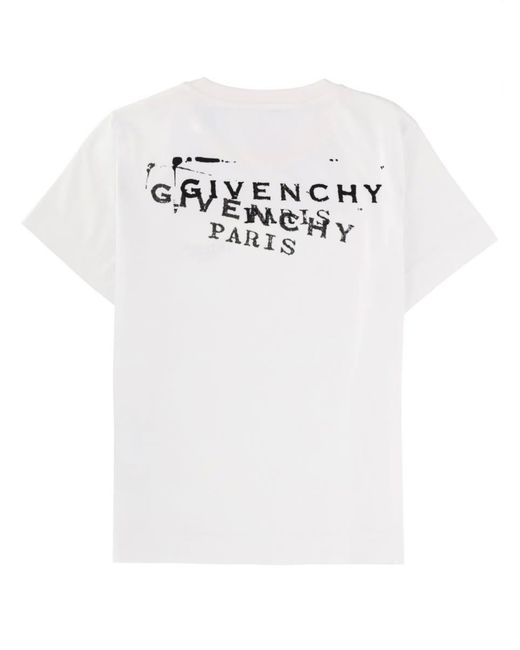 Givenchy White T-Shirt With Logo