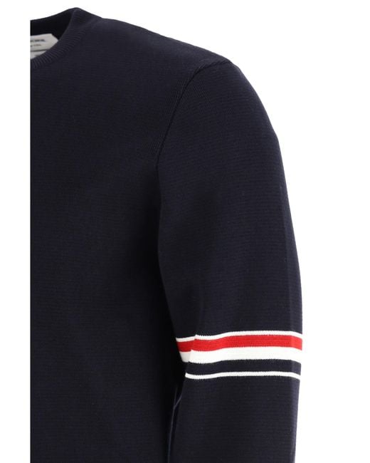 Thom Browne Blue Sweater Cotton for men