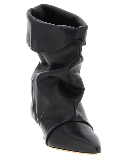 Isabel Marant Black Edrik Ankle Boots