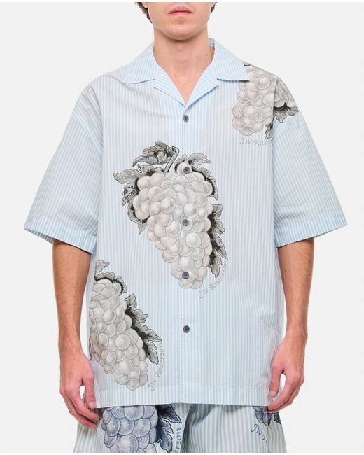 J.W. Anderson Gray Short Sleeve Shirt for men