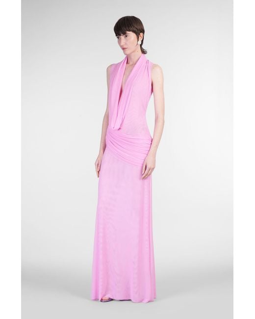 David Koma Pink In Rose- Polyamide