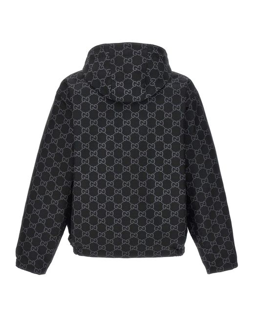 Gucci Black Gg Reversible Jacket for men