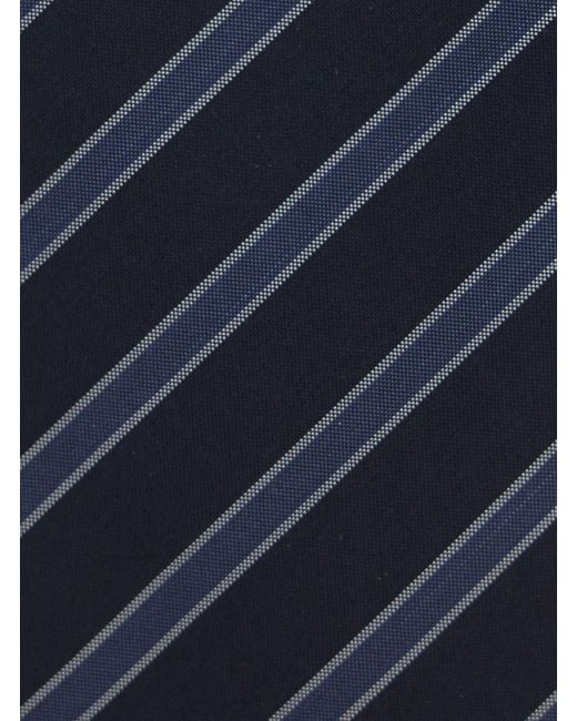 Emporio Armani Blue Tie Silk Ties & Bow for men