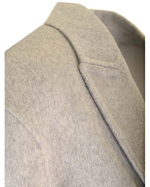 Theory Gray Double-Face Relaxed Blazer