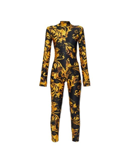 Versace Jeans Couture Multicolor Fitted Jumpsuit