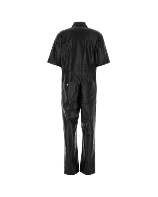 Givenchy Black Leather Jumpsuit for men