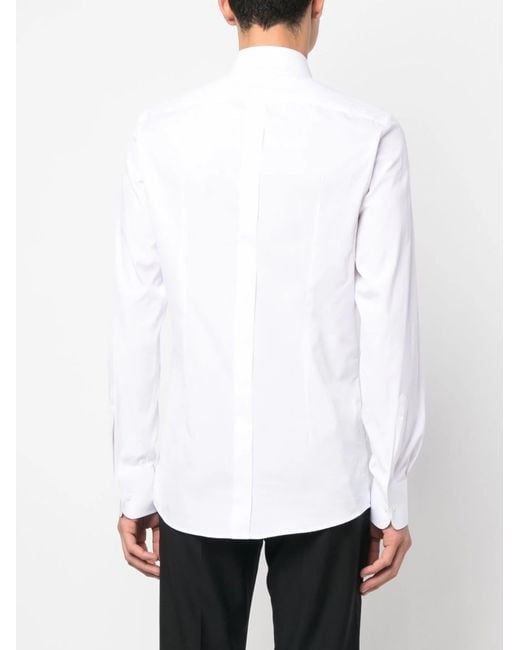 Dolce & Gabbana White Elegant Slim Fit Tuxedo for men