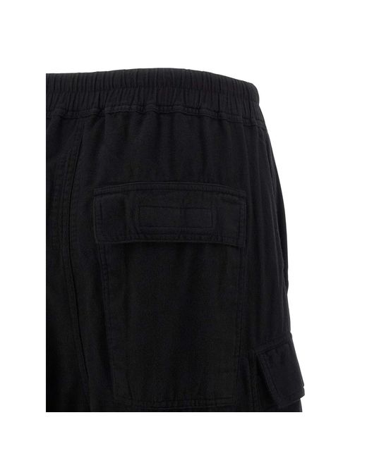 Rick Owens Black Drkshdw Trousers
