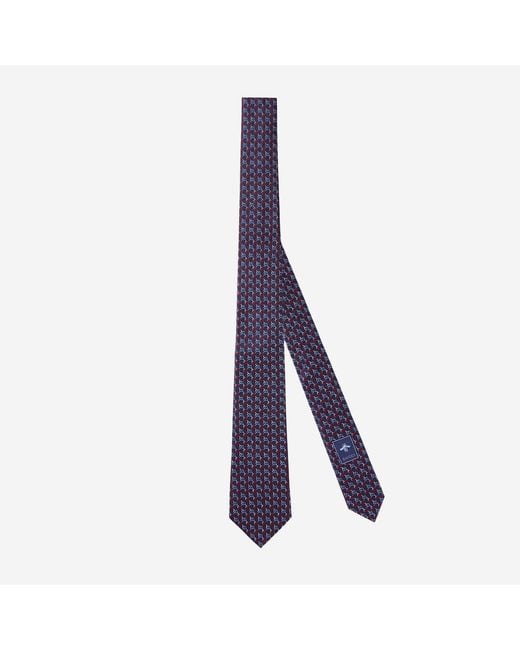 Gucci Purple Gg Silk Tie for men