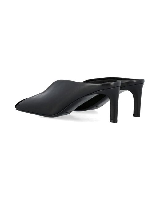 Jil Sander Black High-heeled Mules