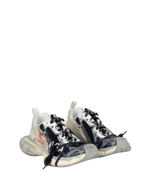 Balenciaga White Sneakers Polyurethane Polyester for men