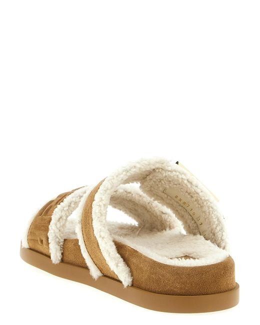 Fendi Natural Feel Sandals Calfskin Leather (Bos Taurus)