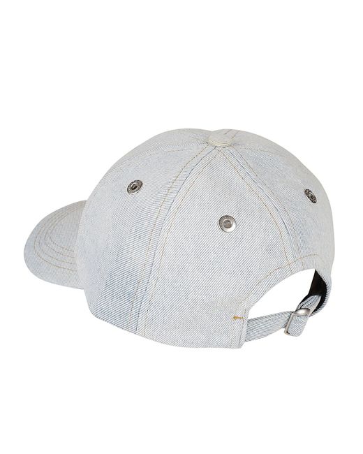 AMI White Heart Embroidered Cap